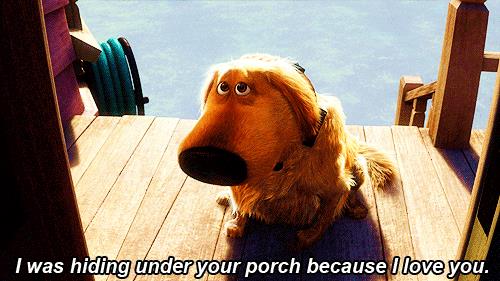 Dug, il cane parlante del film Up Una gif dal film UP