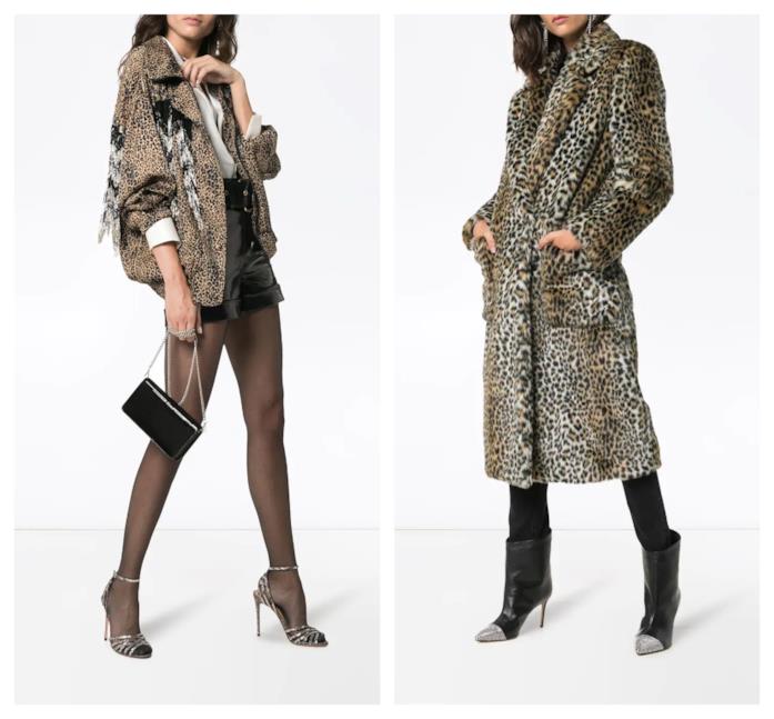 Giacca e cappotto in stile animalier moda autunno inverno 2018-19 In stile animalier, le giacche di moda per l'A/I 2018-19