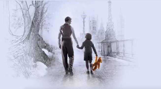 La locandina del film Vi Presento Christopher Robin La locandina di Vi Presento Christopher Robin