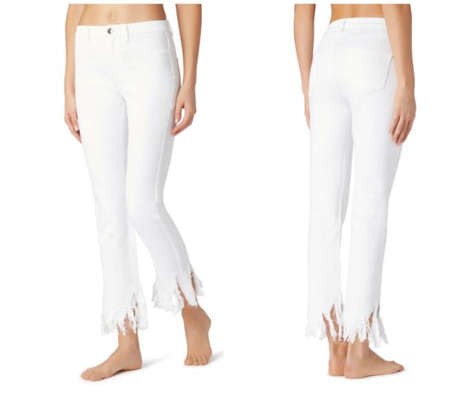 Jeans sfrangiato Jeans sfrangiato bianco Calzedonia