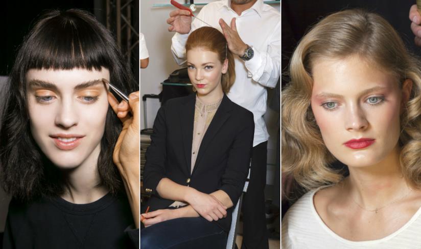 Capelli medi alla moda Collage tra pettinature