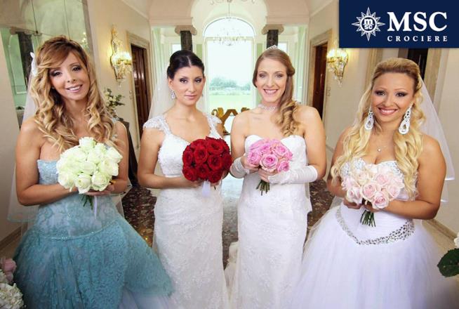 Le spose della puntata 8 di Qauttro Matrimoni in Italia Le Quattro spose sorridenti di Qauttro Matrimoni in Italia