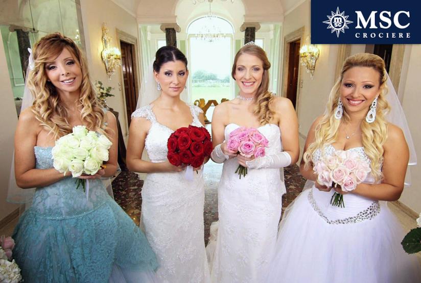 Le spose della puntata 8 di Qauttro Matrimoni in Italia Le Quattro spose sorridenti di Qauttro Matrimoni in Italia