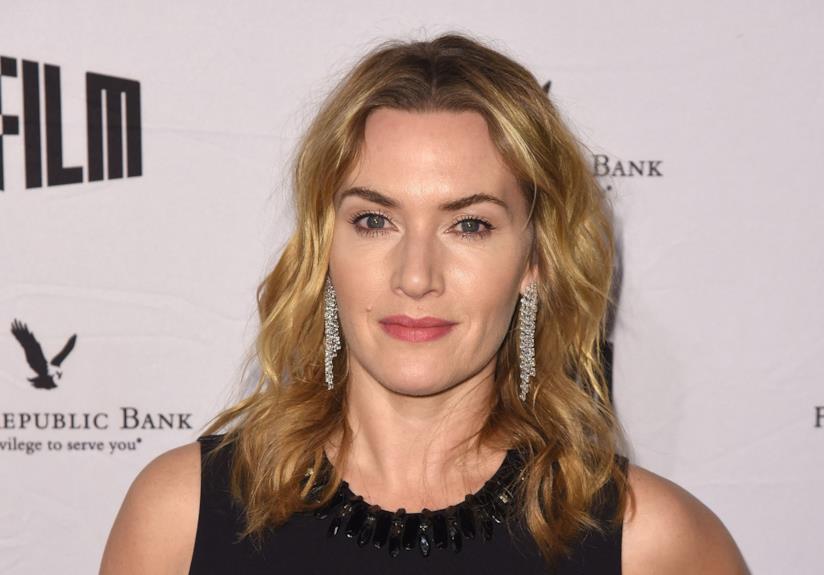 Kate Winslet sul set di Ammonite Kate Winslet