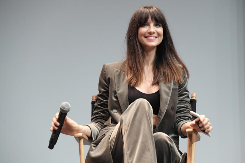 Caitriona Balfe ha ricevuto un IFTA Film & Drama Award per Outlander Caitriona Balfe durante una conferenza