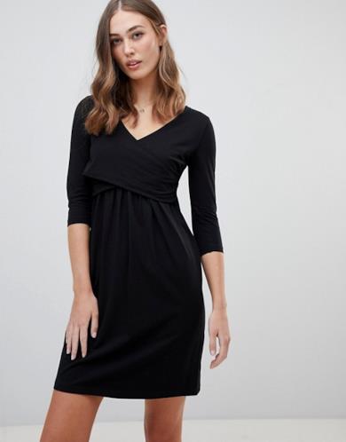 Vestito per allattamento a portafoglio