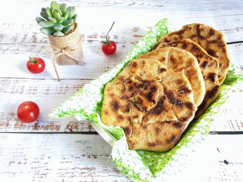 Focacce integrali quattro focaccine