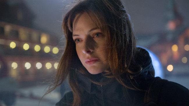 Rebecca Ferguson Rebecca Ferguson in una scena di The Snowman