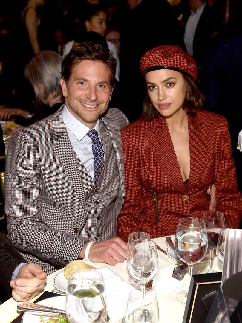 Bradley Cooper e Irina Shayk Bradley Cooper e Irina Shayk a tavola