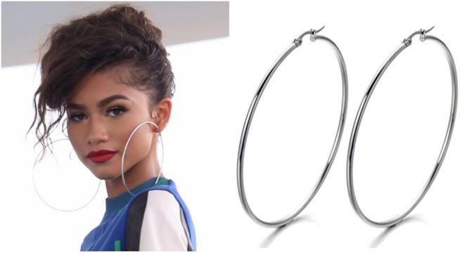 Zendaya Cerchi Collage tra Zendaya e maxi-cerchi