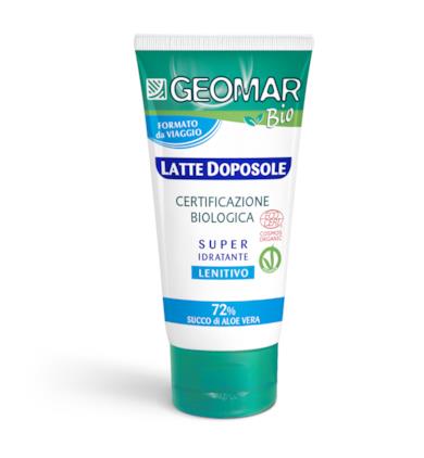 Latte doposole con estratto naturale di alga bruna