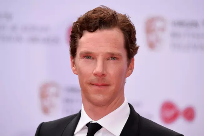 Benedict Cumberbatch in Brexit Benedict Cumberbatch semi sorridente