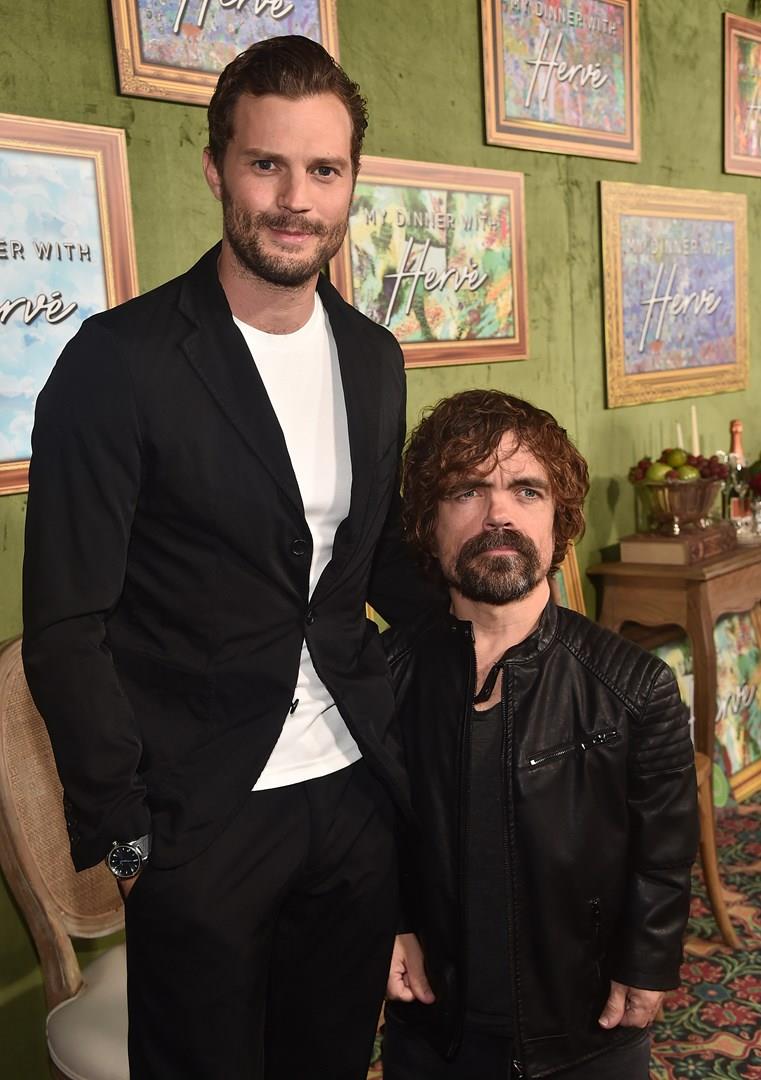 Gli attori Peter Dinklage e Jamie Dornan Peter Dinklage e Jamie Dornan