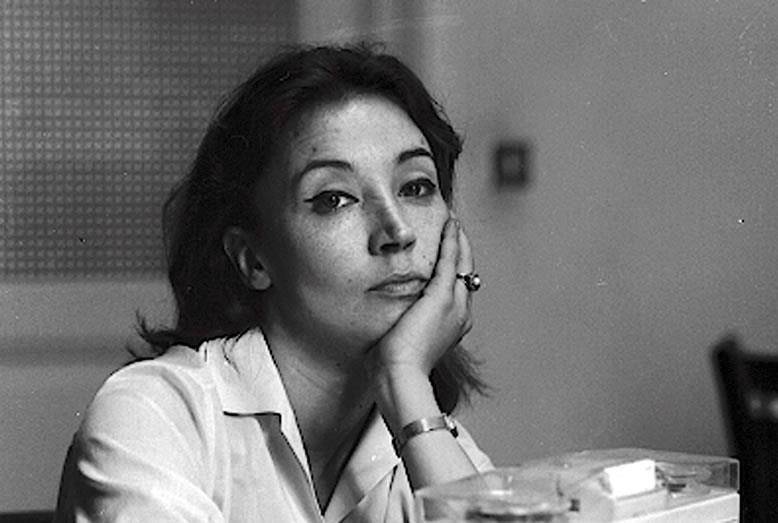 Oriana Fallaci a lavoro Un'immagine di Oriana Fallaci