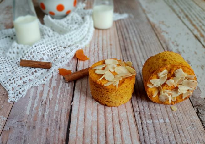 Muffin con mandorle Tortini di carota