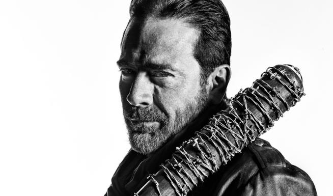 Jeffrey Dean Morgan nel ruolo di Negan Negan, il personaggio interpretato da Jeffrey Dean Morgan