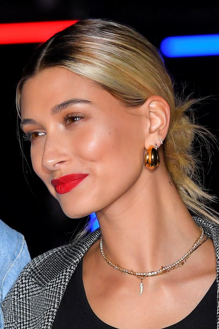 Hailey Bieber Hailey Bieber in primo piano