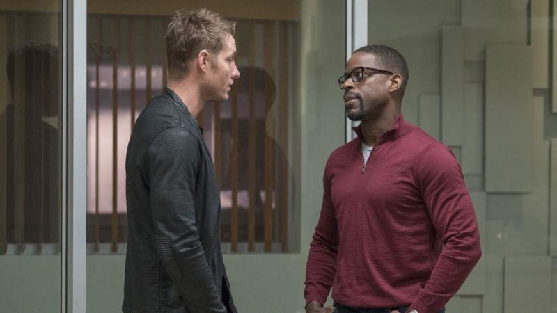 This Is Us: Kevin e Randall nell'episodio 3x15 Un'immagine di Kevin e Randall nell'episodio 3x15 di This Is Us