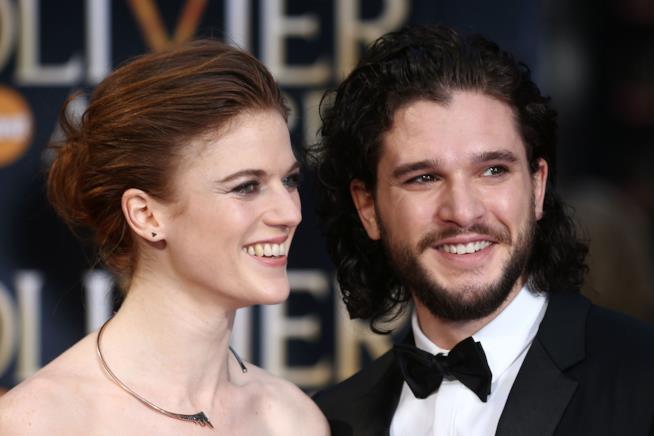 Kit Harington e Rose Leslie Gli attori Kit Harington e Rose Leslie