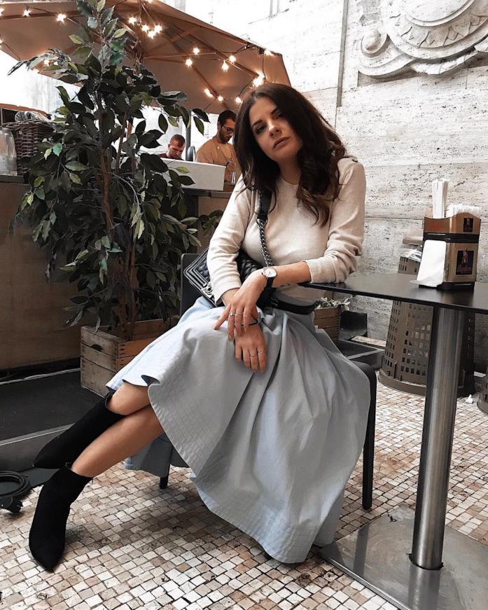 Irene Pila Irene Pila in un outfit primaverile