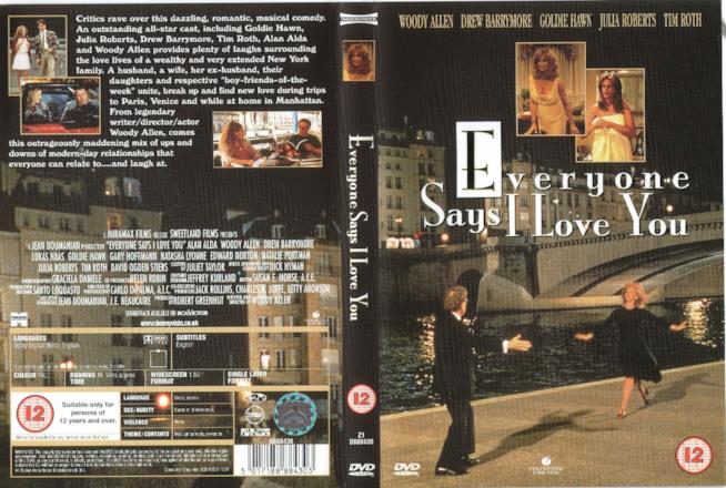 La copertina del DVD Tutti dicono I Love You Una immagine da Tutti dicono I Love You un film di Woody Allen