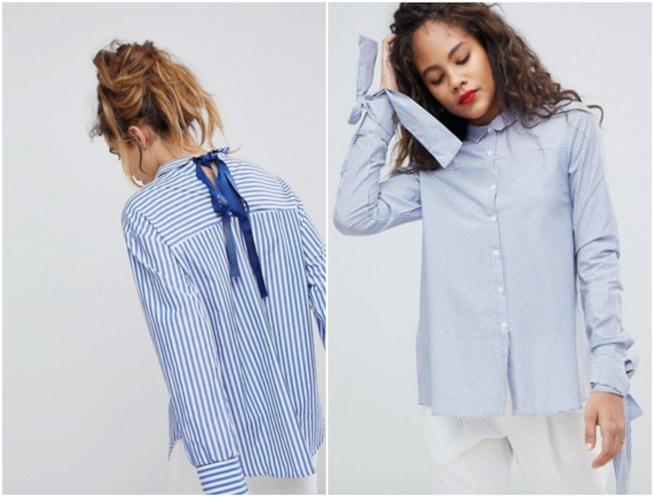 Camicie con fiocchi Due camicie Asos con i fiocchi