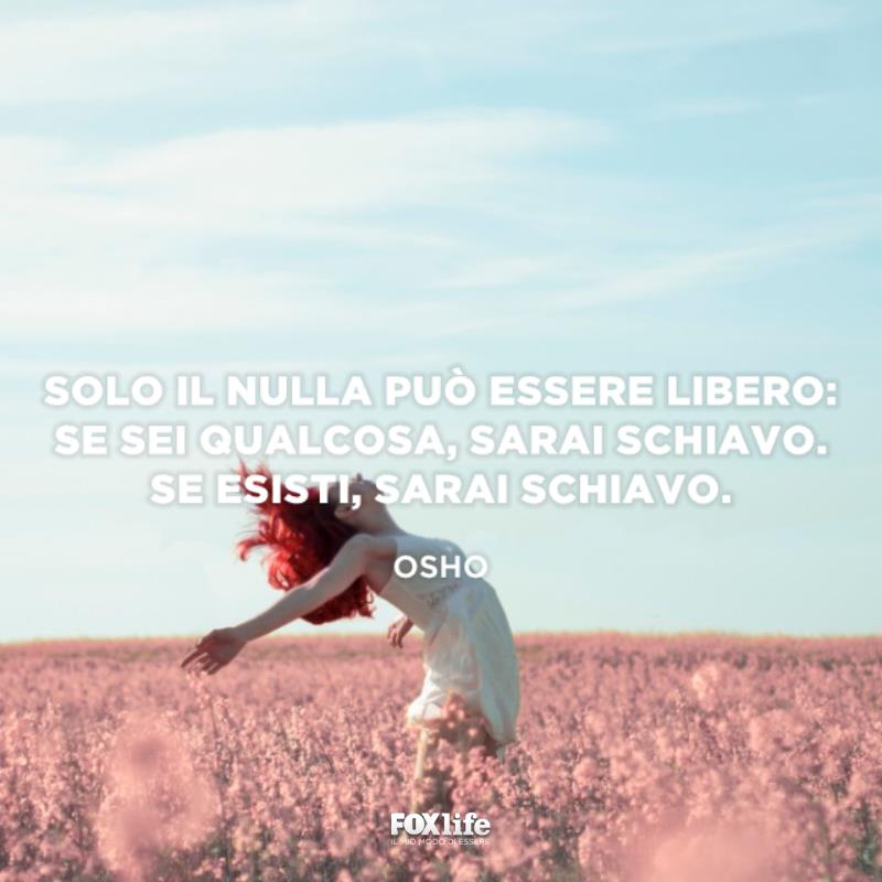 Frase sul nulla Ragazza in un prato