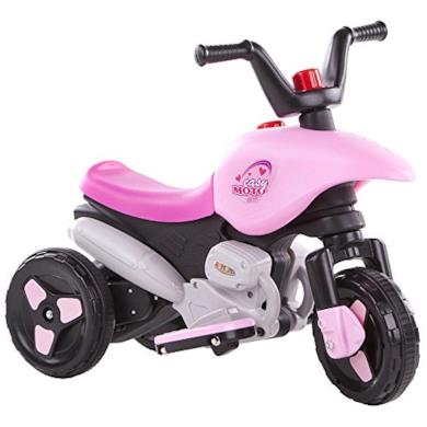 Moto elettrica rosa