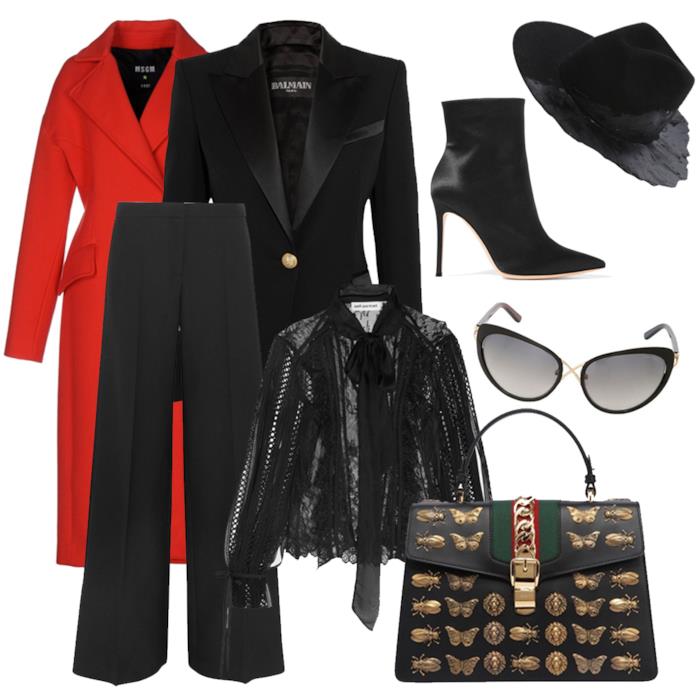 Idee outfit total black budget 10mila euro Capi outfit total black budget 10mila euro