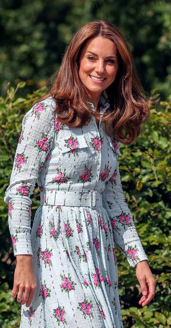 Il look Emilia Wickstead di Kate Middleton per la fine dell'estate Kate Middleton mezzobusto