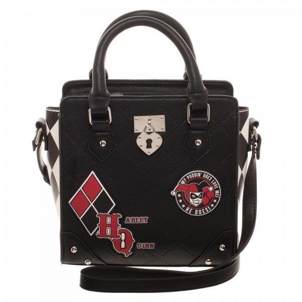 La borsa di Harley Quinn Il dettaglio della borsa di Harley Quinn