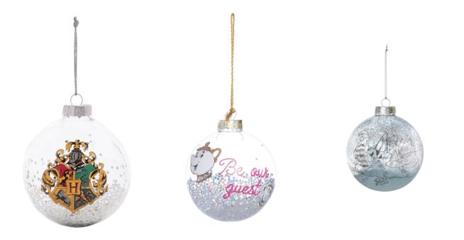 Palle di Natale Primark tre deorazioni per l'albero di Natale di Primark