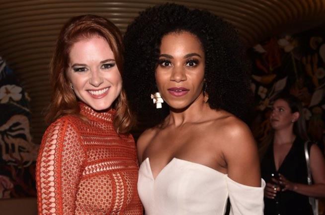 Sarah Drew difende la collega Kelly McCreary Sarah Drew e Kelly McCreary