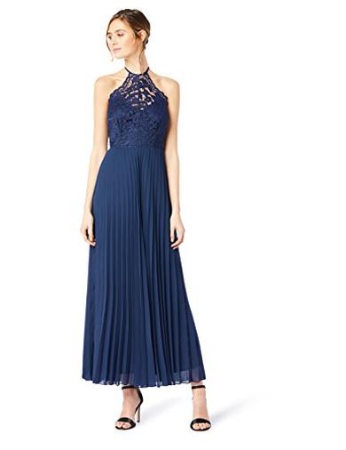 Vestito in chiffon plissettato