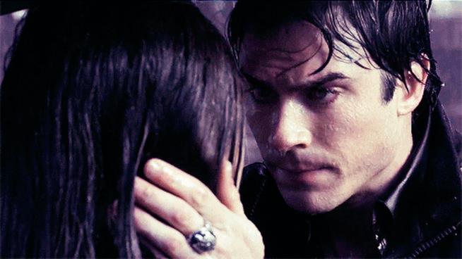 Elena e Damon, i Delena di The Vampire Diaries Ian Somerhalder e Nina Dobrev in The Vampire Diaries
