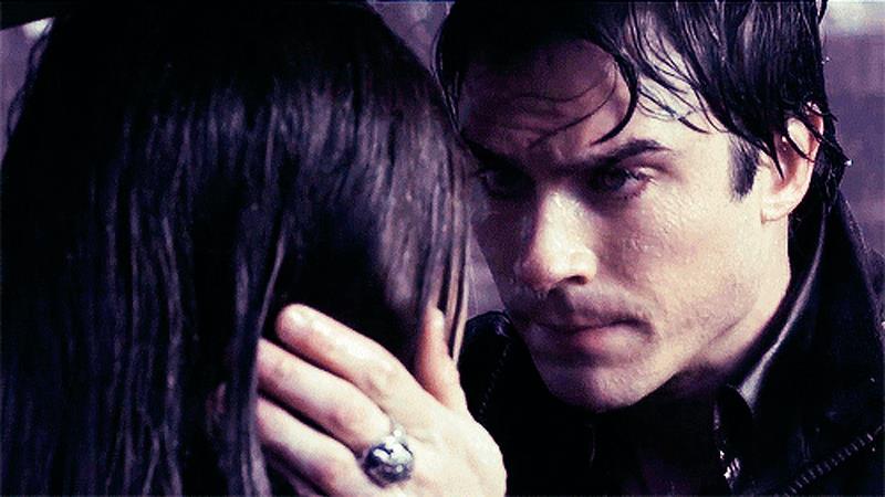Elena e Damon, i Delena di The Vampire Diaries Ian Somerhalder e Nina Dobrev in The Vampire Diaries