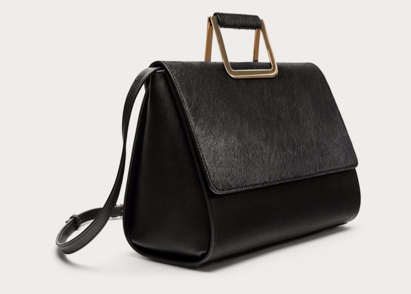 Borsa Zara in finto pelo da regalare a Natale Borsa Zara in finto pelo per regali di Natale