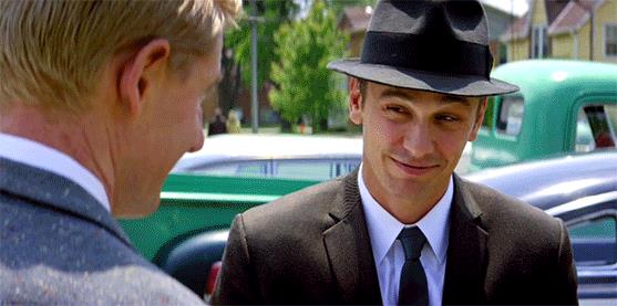 22.11.63, serie basata sul romanzo di Stephen King James Franco in una scena di 22.11.63