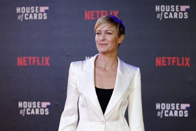Robin Wright L'attrice Robin Wright ad un evento Netflix per House Of Cards