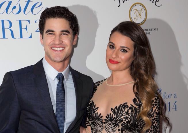 Darren Criss e Lea Michele Le co star di Glee Lea Michele e Darren Criss