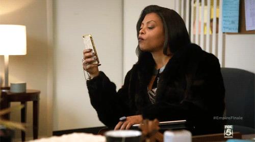 Cookie Lyon in Empire Una scena di Empire