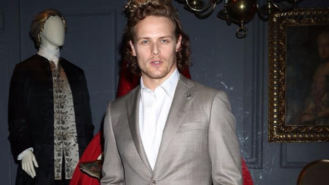 Sam Heughan torna al presente per la campagna di Barbour e parla di Outlander Sam Heughan alla presentazione della seconda stagione di Outlander