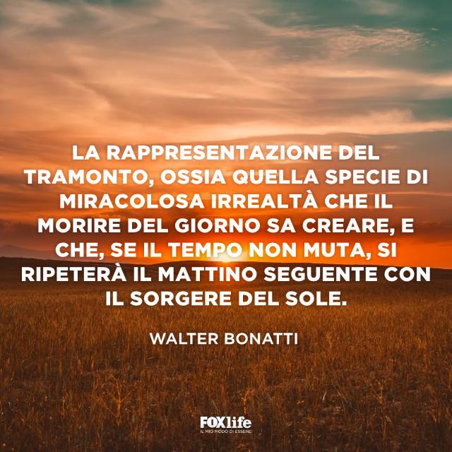 Frase Bonatti Tramonto in campagna