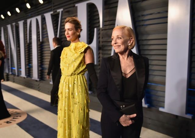 Sarah Paulson insieme alla compagna Holland Taylor agli Oscar Sarah Paulson con la compagna Holland Taylor