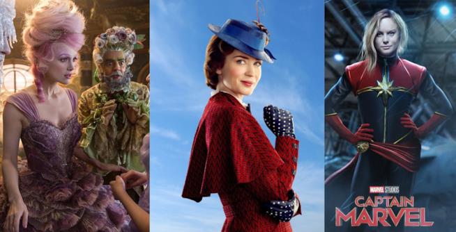 The Nutcracker, Mary Popins, Captain Marvel immagini promozionali di The Nutcracker, Mary Popins, Captain Marvel
