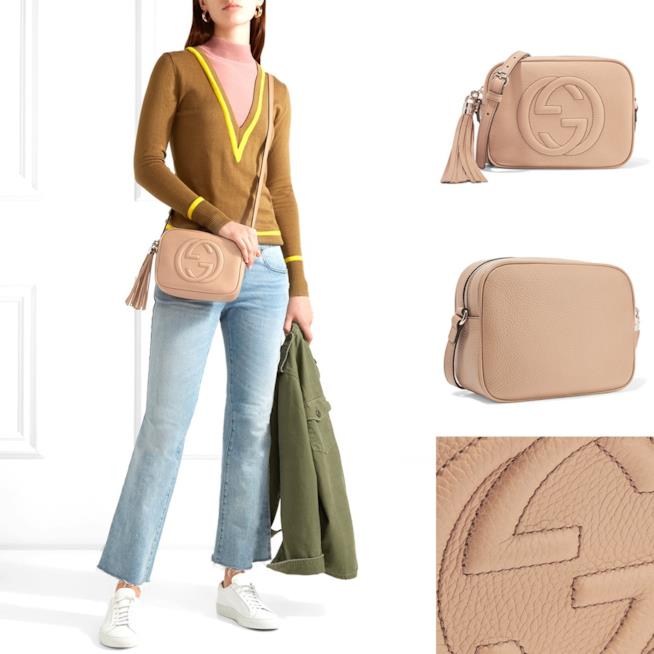 Borsa Gucci rosa a tracolla da regalare a Natale Borsa a tracolla Gucci da regalare a Natale