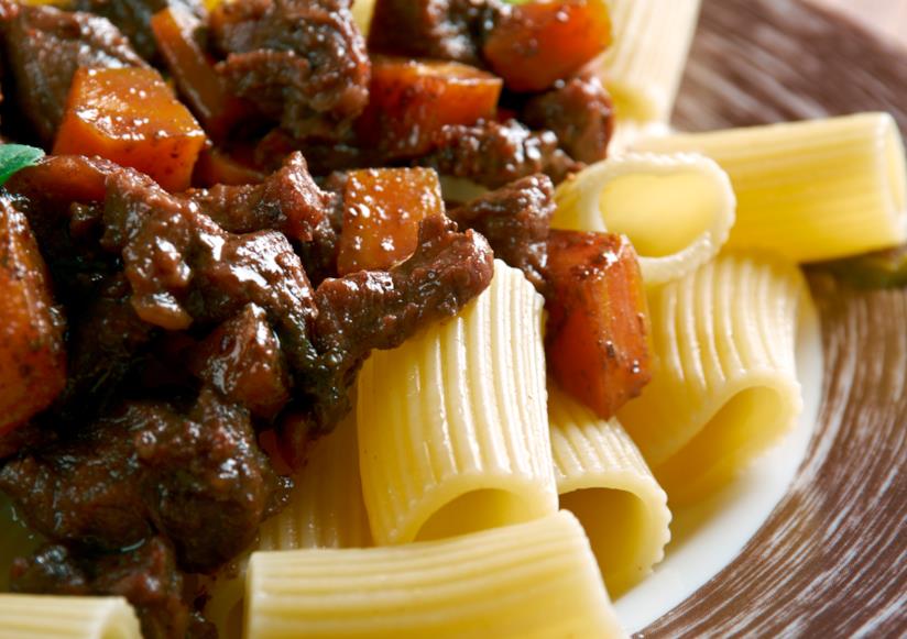 Pasta alla genovese con ragù di manzo Pasta alla genovese