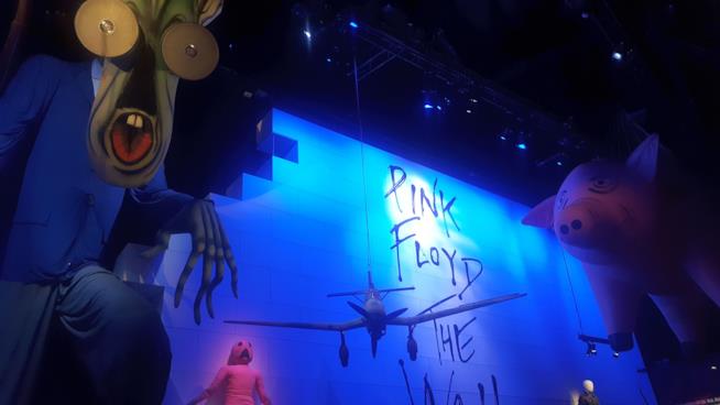 Pink Floyd: una stanza della mostra al Macro Una delle stanze della mostra dedicata ai Pink Floyd