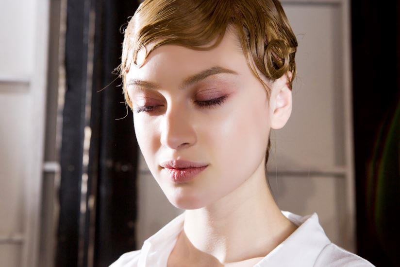 Capelli corti Acconciatura effetto wet