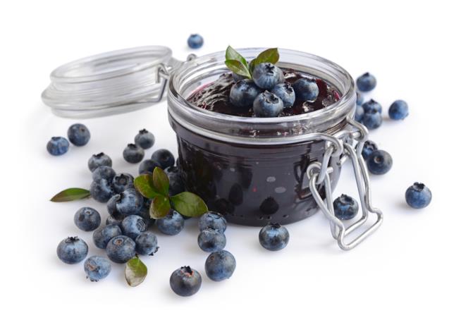 Marmellata di mirtilli: versione leggera con frutta di stagione e zucchero di canna Marmellata di mirtilli